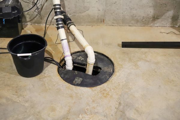 Interior Basement Drainage in Lancaster